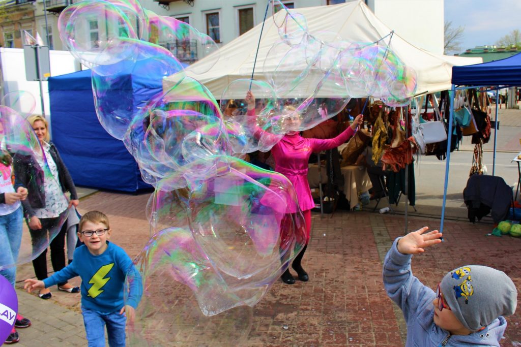 Pokaz baniek mydlanych